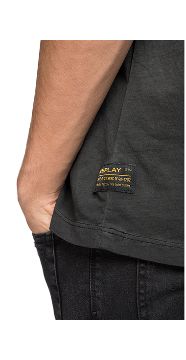 ガーメントダイコットンジャージーARMY Tシャツ 詳細画像